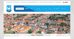 Desktop Screenshot of mesto-kunovice.cz